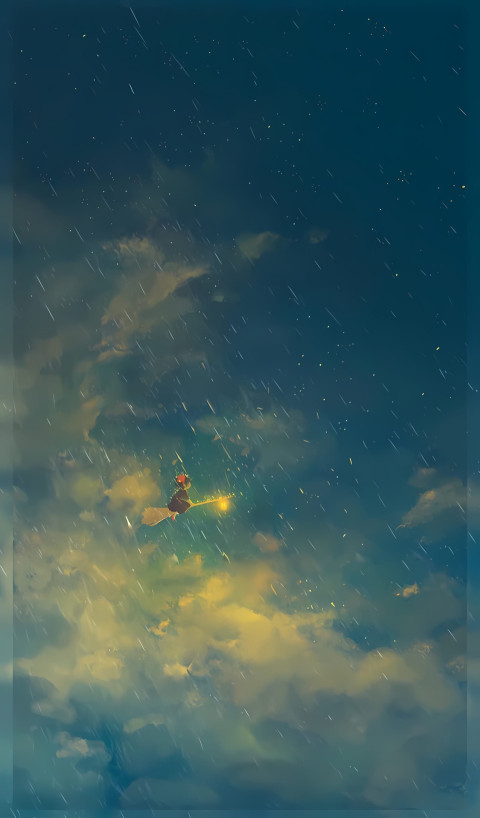 Ghibli Anime Sky Wallpaper HD