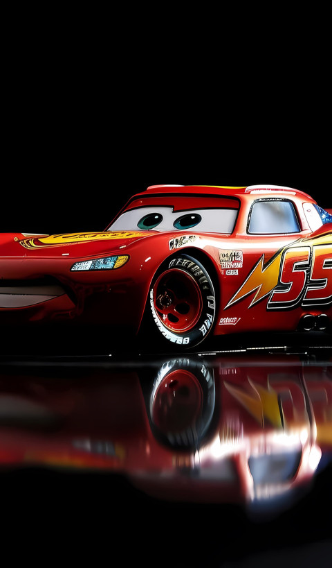 Lightning McQueen iPhone Red Photo