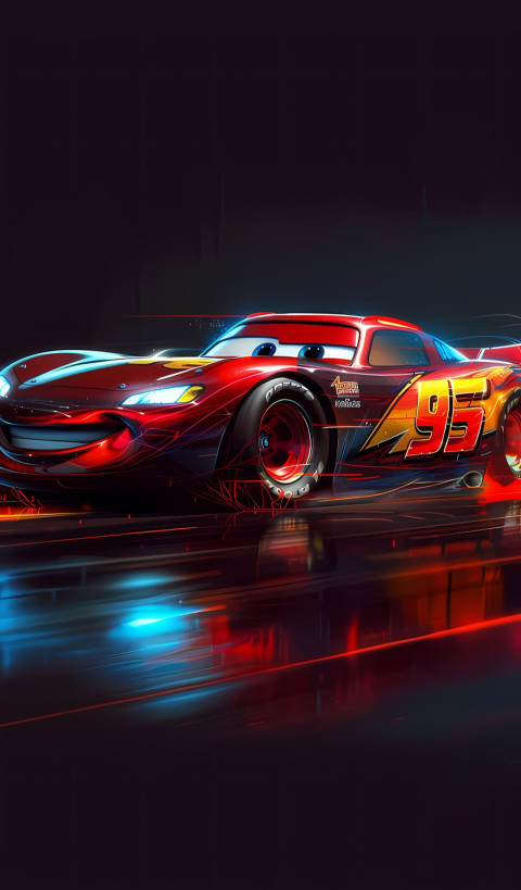 Lightning McQueen Fast Mobile Photo