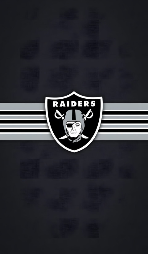 Unique Las Vegas Raiders Logo Wallpaper for Phone