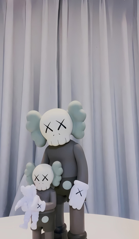 Iconic KAWS Art Image Stunning Background for Phone