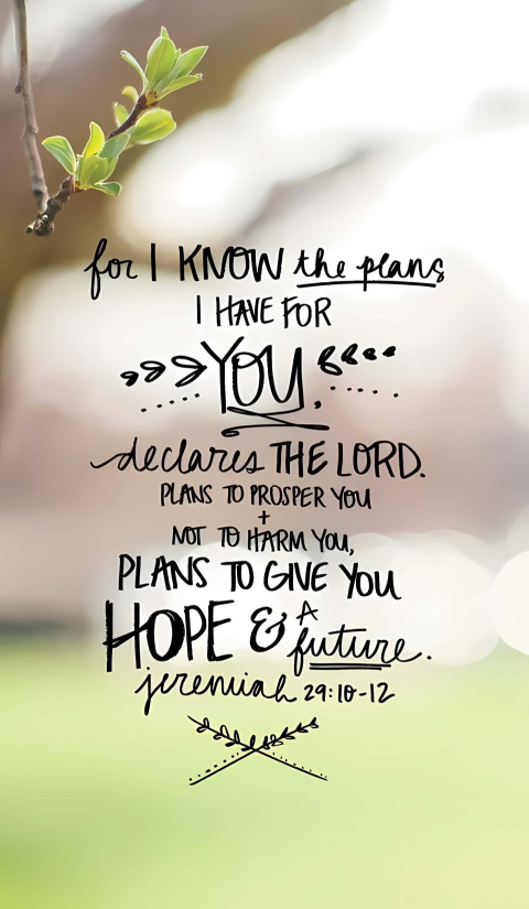 Bible Verse Wallpaper for Positive Thinking