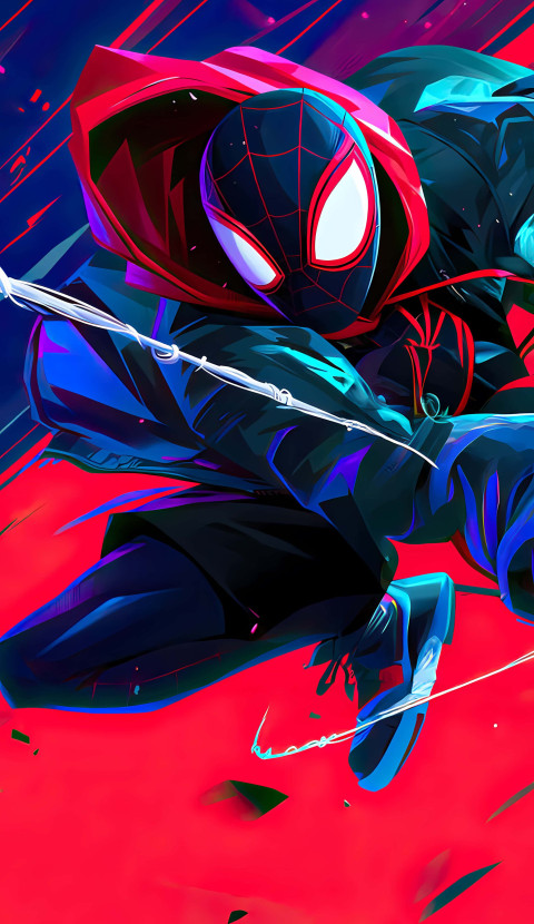 Spiderman Web Swinging Through NYC in 2K