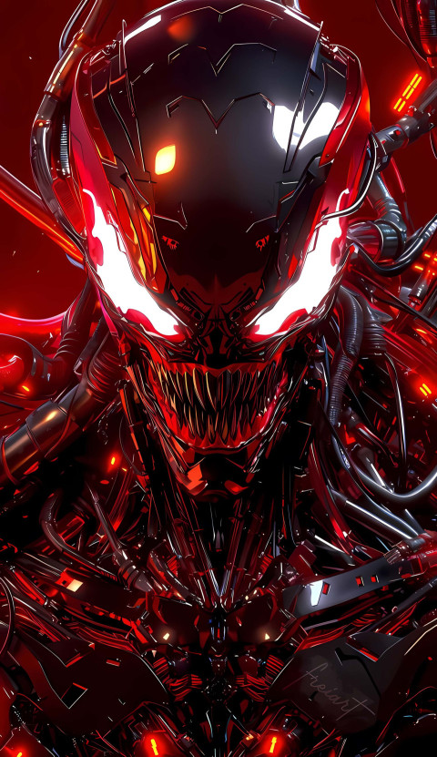 Venom Attack Mode 4K Wallpaper