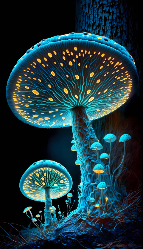 Mushroom Mobile Background That'll Brighten Your Screen