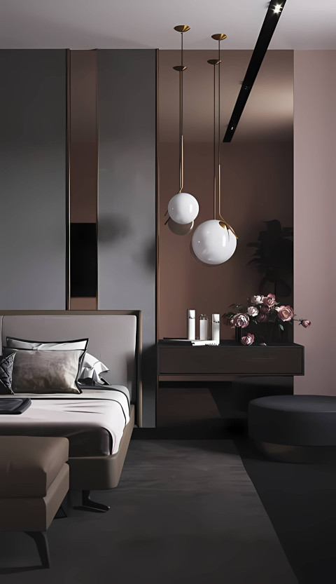 Textured Bedroom Wallpaper for a Stylish Look