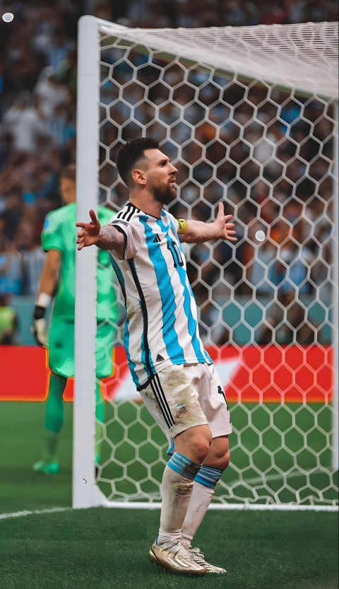 Messi Stunning Football Image