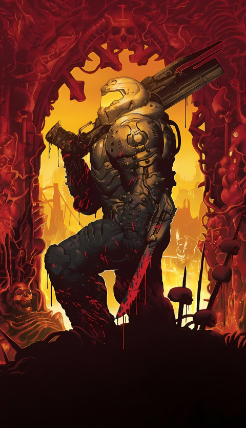 Doom Eternal Game Art Mobile Pic