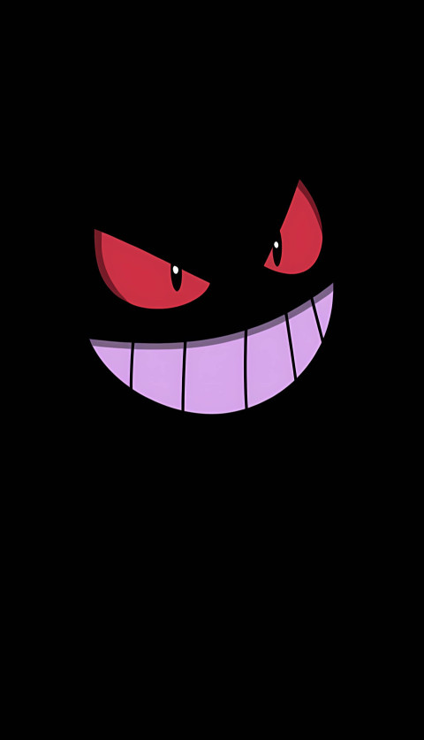 Gengar Mobile Phone Wallpaper Dark & Spooky Styles