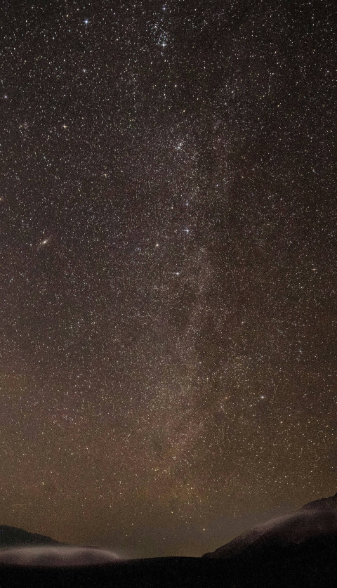 Night Sky with Constellations Background 4K