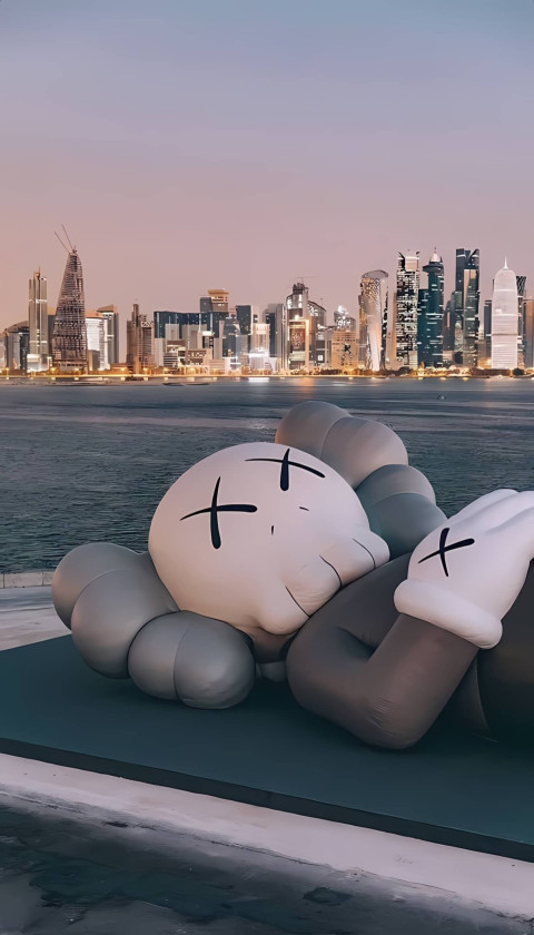 KAWS 4K Wallpaper Aesthetic Art for Your Mobile Device