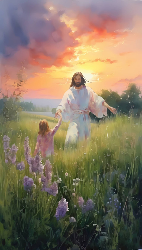 Lovely Jesus Mobile Wallpaper HD