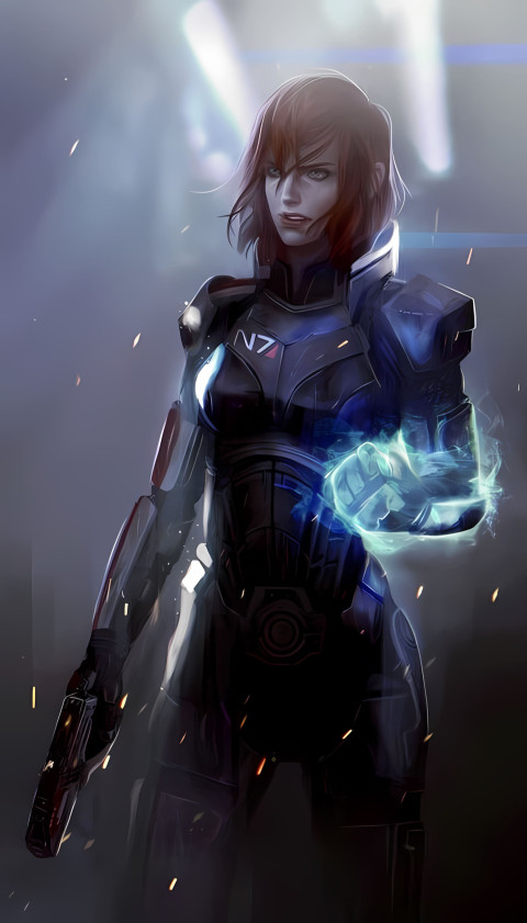 Awesome Mass Effect Smartphone 4K