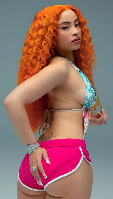 Ice Spice Personal Moment Phone Image