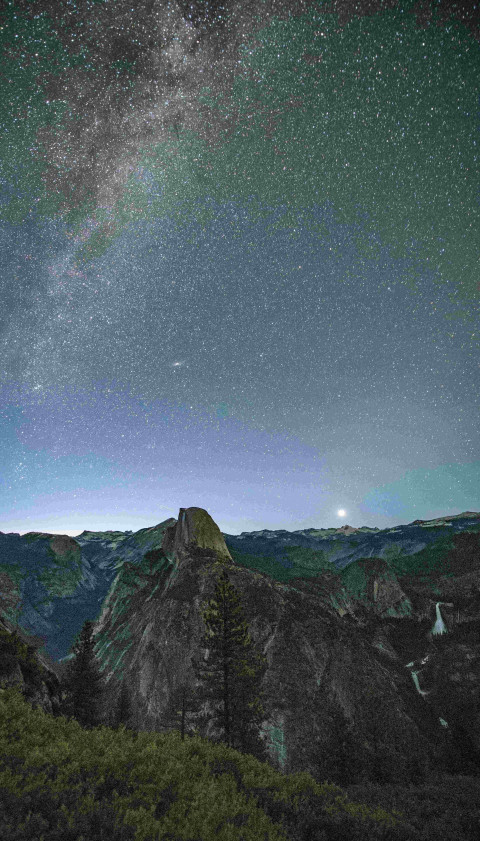 Night Sky with Stars 4K Image