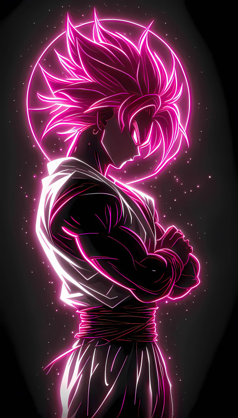 Goku and Vegeta Mobile 4K Background
