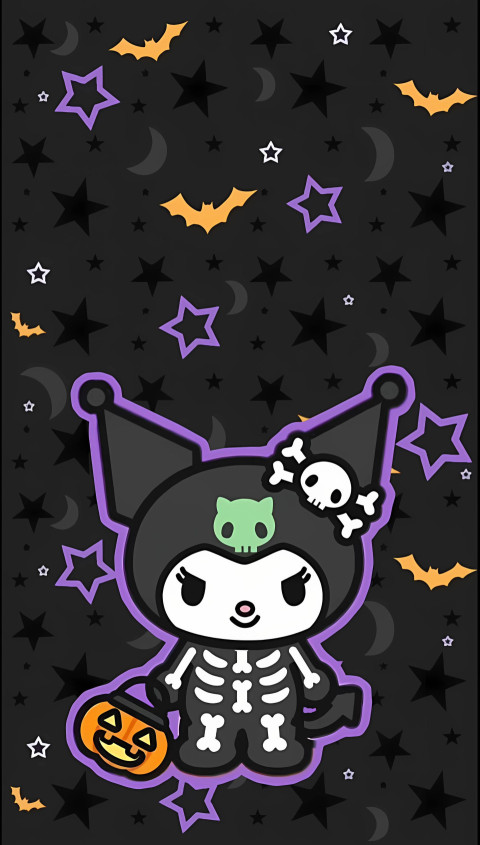 Kuromi Mobile 4K Wallpaper