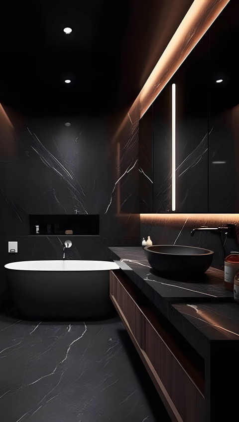 Modern Bathroom Mobile Image for Download