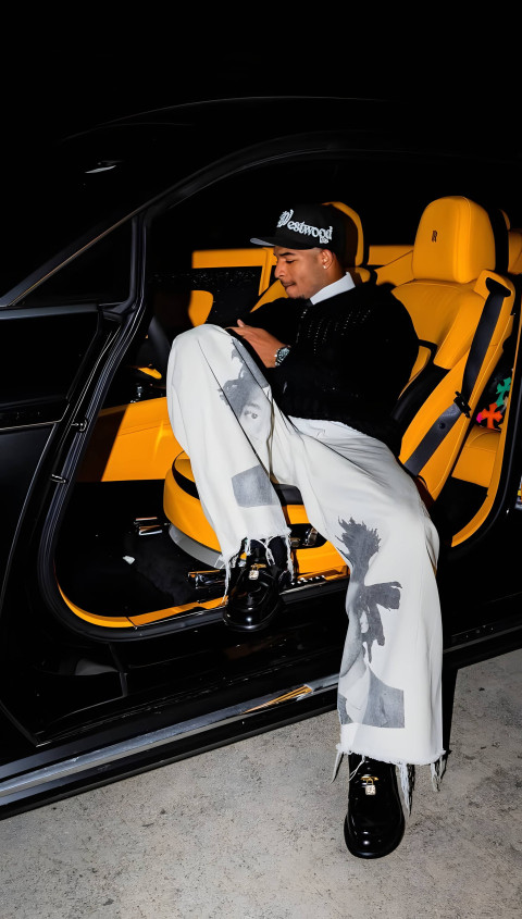 Ja'Marr Chase iPhone Background for Ultimate Fan