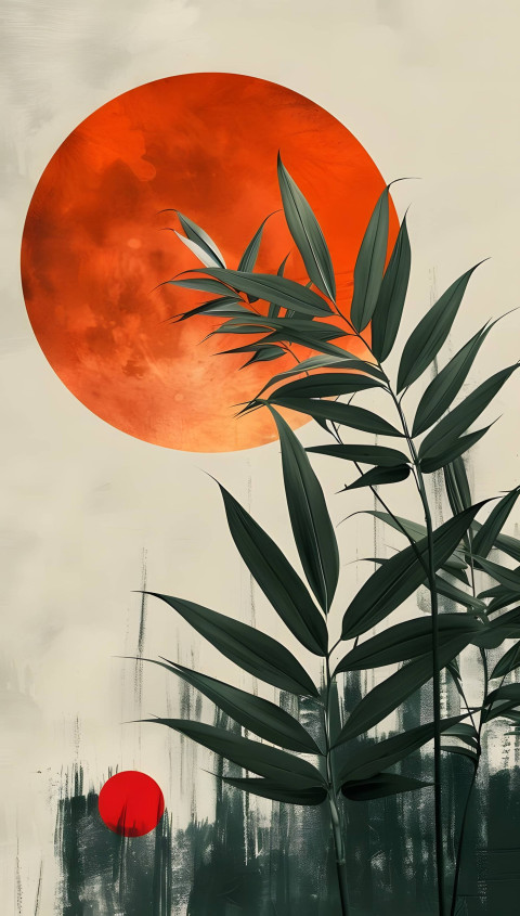 Elegant Floral Botanical Garden Mobile Picture 4K