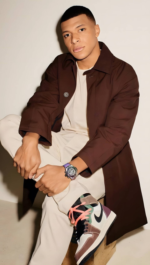 Popular Kylian Mbappé Mobile Wallpaper in 4K