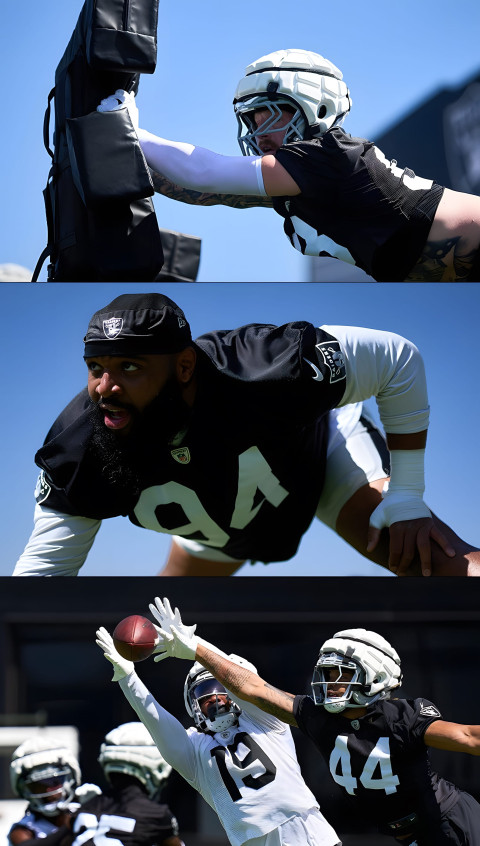 Best Action Shots of Raiders Players for Phone Wallpapers
