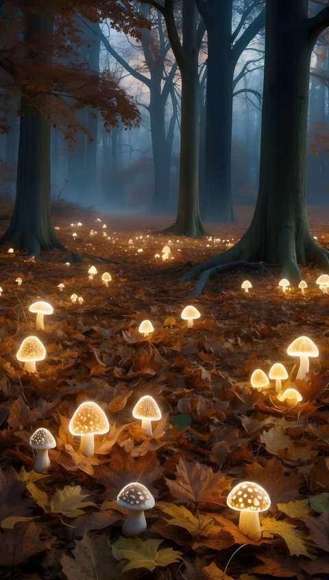 Enchanting Mushroom Mobile Picture for Your Device 4K