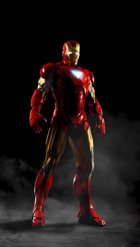 Gorgeous Iron Man Wallpaper Featuring His Armor