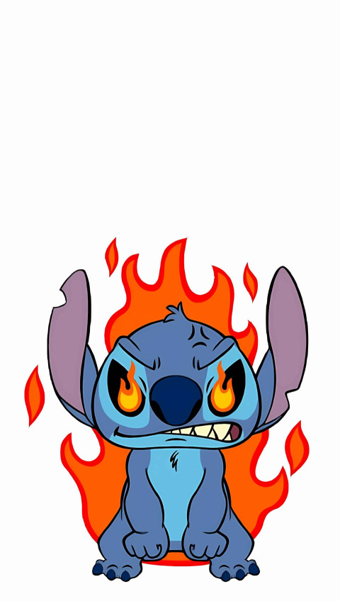 Angry Stitch Wallpaper for Your Phone Screen