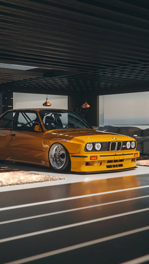 Modern BMW Mobile Wallpaper Design