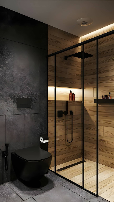 Simple Bathroom Mobile Picture in Vibrant 4K