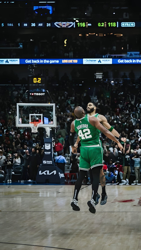 Celtics Forward Jayson Tatum Mobile Shot