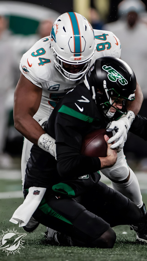 Bold Miami Dolphins Wallpaper for True Fans