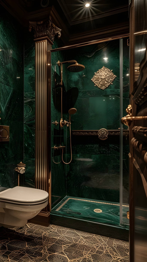 Compact Bathroom Mobile Photo in Full HD