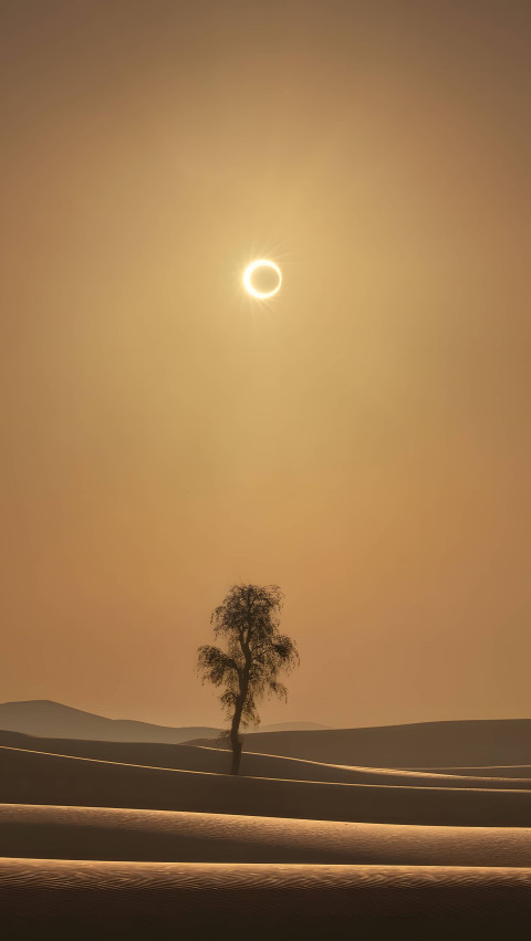 Beautiful Desert Scenery for Your Mobile Screen