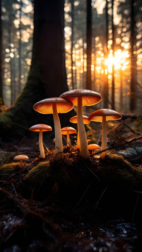 Beautiful Mushroom Phone Image for Your Screen