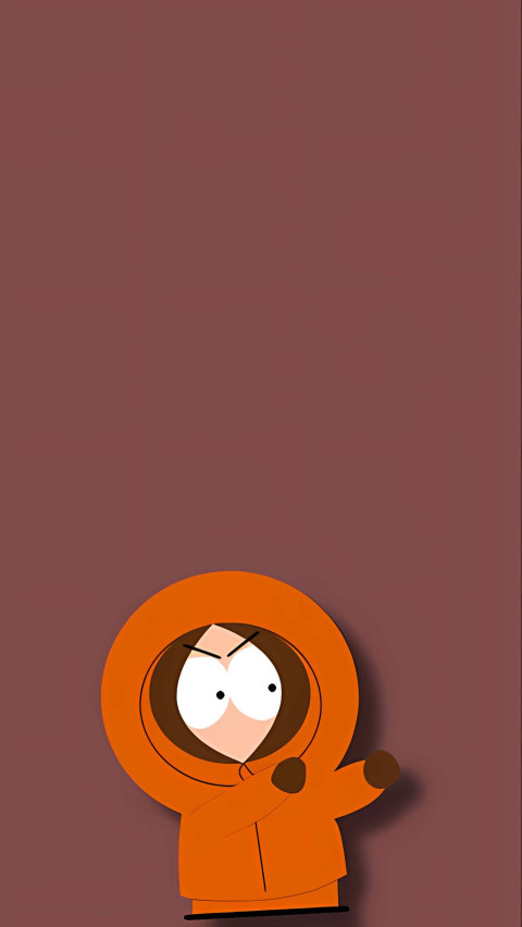 South Park Kenny in Angry Mood Wallpaper