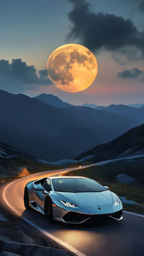 Mobile Wallpaper of Lamborghini Aventador