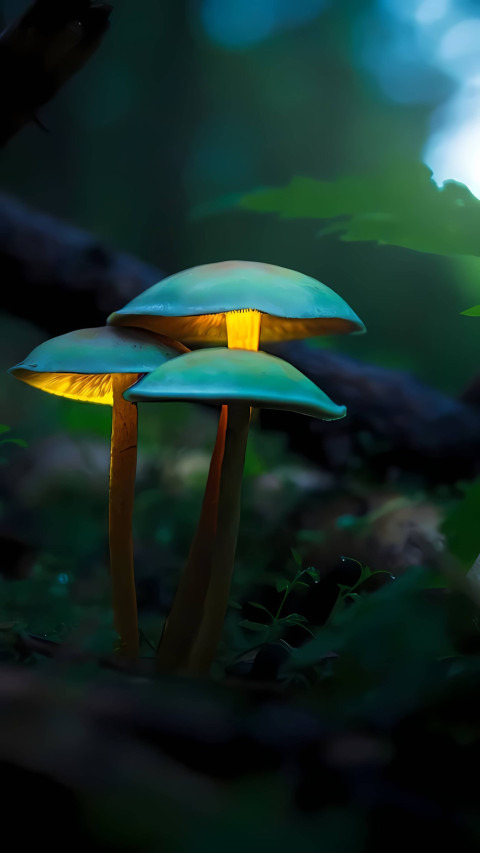 Fresh and Cute Mushroom Wallpaper for Your Phone