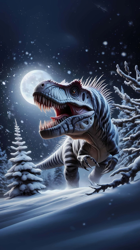 Tyrannosaurus Rex Dinosaur Photo in 4K