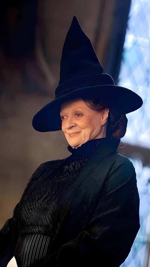 Minerva McGonagall 4K Wallpaper for Mobile