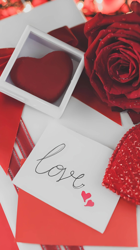 Valentine Day Mobile Artwork for Screens