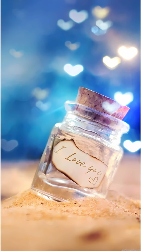 Romantic Beach Mobile Background