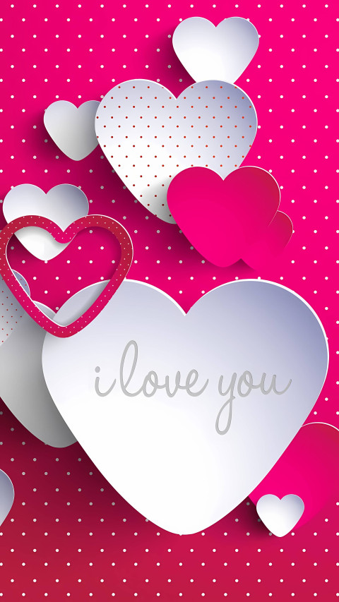 Heart Confetti Mobile Image