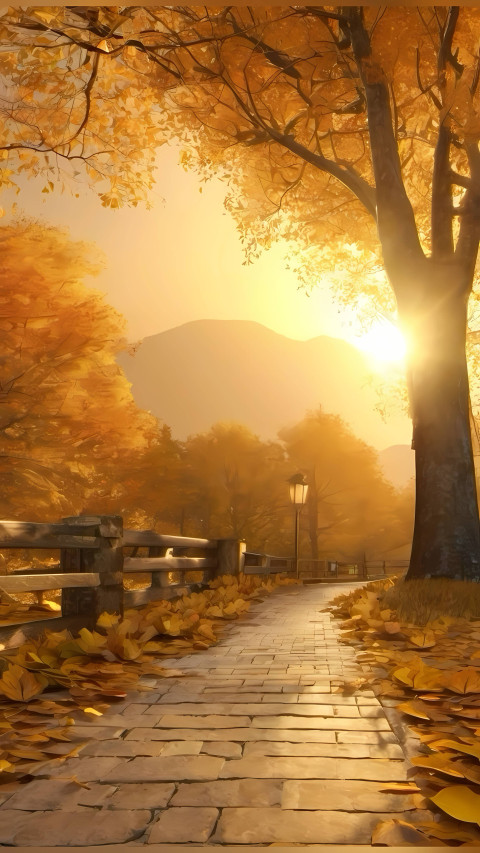 Peaceful Forest Mobile 4K Wallpaper