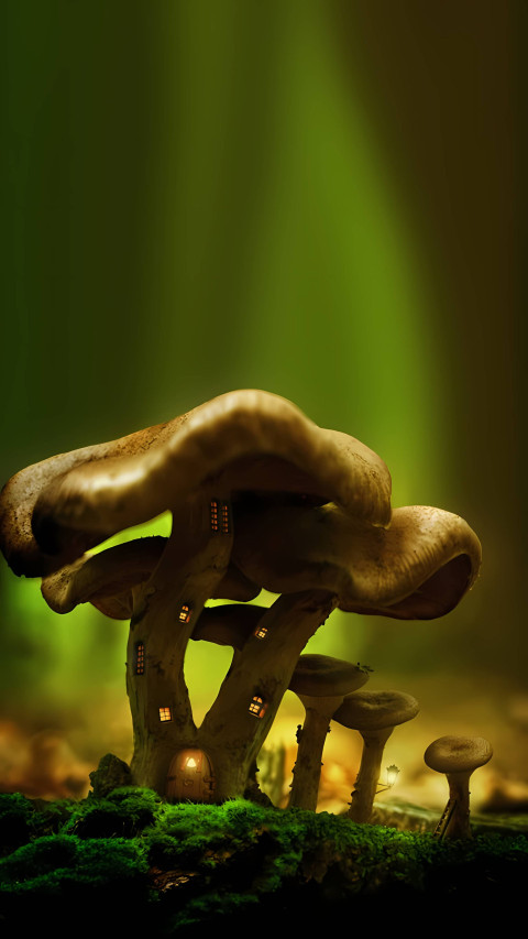 Vibrant Mushroom Phone Image for Every Personality