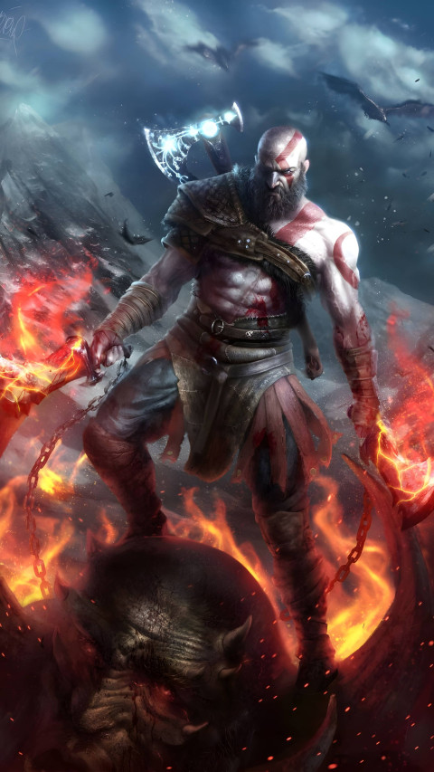 HD God of War Device Wallpaper