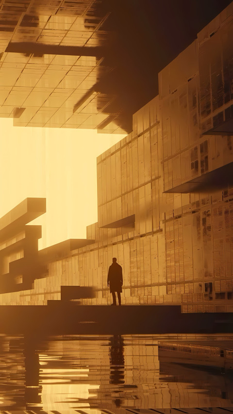 Blade Runner 2049 Dystopian City Mobile Wallpaper