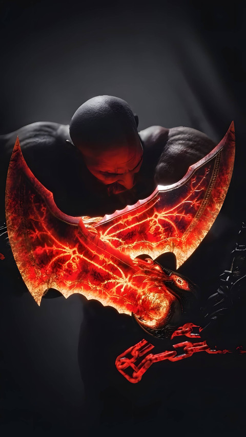 Download HD Kratos God of War Android Wallpaper