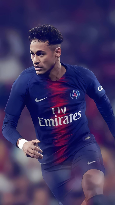 HD Neymar Portrait Image Wallpaper For Mobile